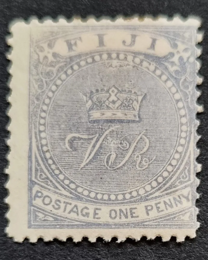 Tradera Fiji Scott 40 MHOG Perf 13 Se besk.för förkort^ Europa