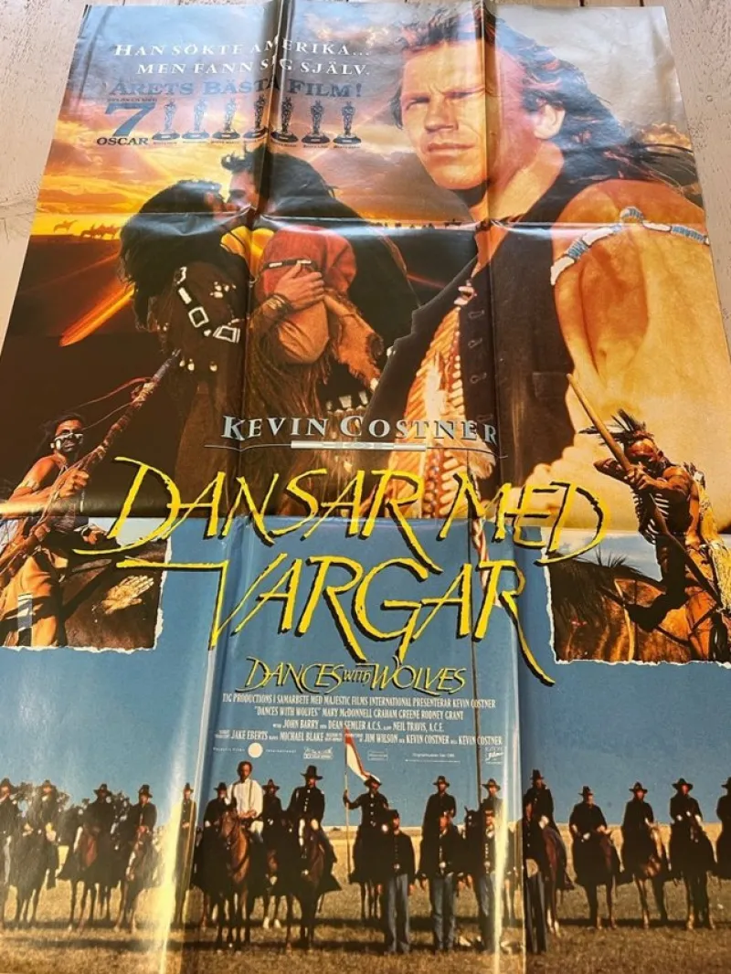 Tradera Filmposter: Dansar med vargar No28^ Affischer