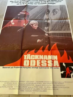 Tradera Filmposter: Täcknamn Odessa^ Affischer