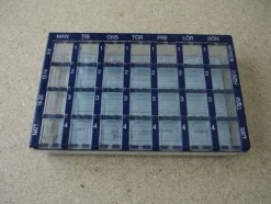 Tradera Fin blå DOSETT MEDI - VECKODOSETT- Medicin^ Hälsoprodukter