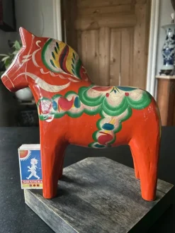 Tradera FIN DALAHÄST, HÖJD 20,5 cm^ Dalahästar