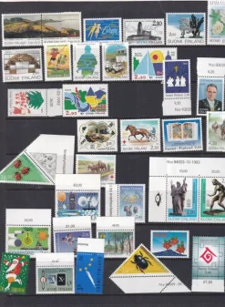 Tradera Finland 5 fina Postfriska moderna sidor del 5 många märken^ Norden