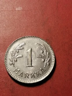 Tradera *Finland-1 markkaa - Järn/iron -1948 *Bra Cond. 1+++*^ Utländska Mynt