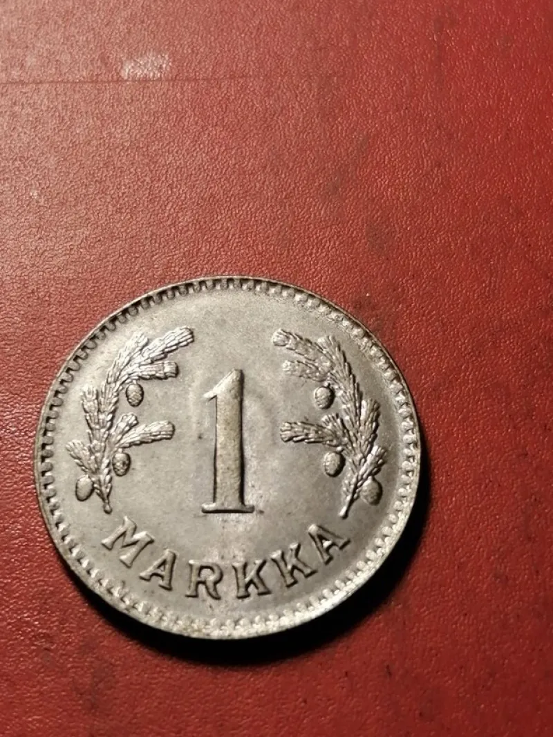Tradera *Finland-1 markkaa - Järn/iron -1948 *Bra Cond. 1+++*^ Utländska Mynt