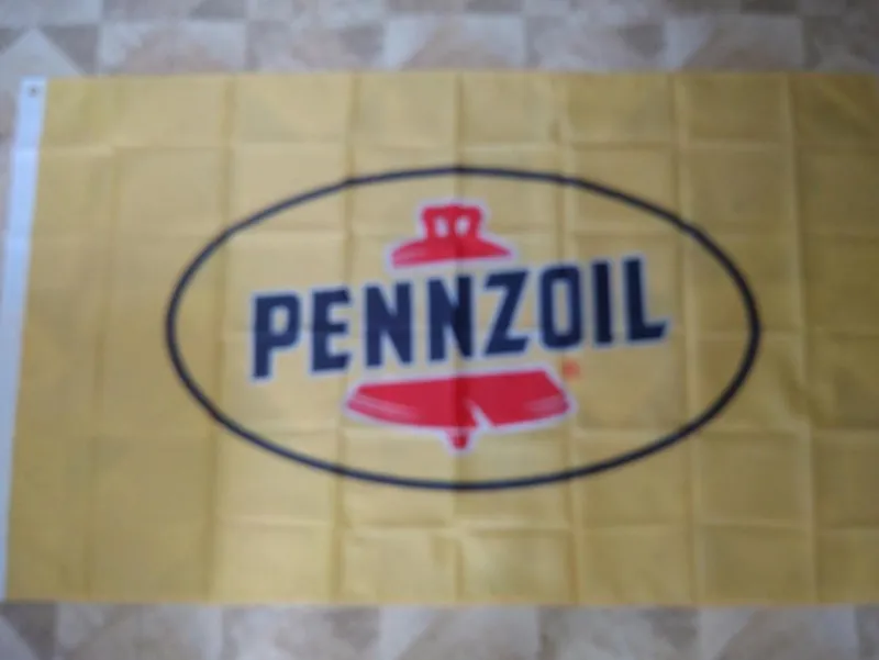 Tradera Flagga Pennzoil^ Merchandise