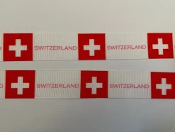 Tradera FLAGGA SCHWEIZ på 1,5 M DEKORBAND till HUNDHALSBAND NAPPBAND NYCKELBAND^ Sömnad & Stickning