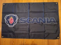 Tradera Flagga/väggbonad Scania 60x90 cm^ Merchandise