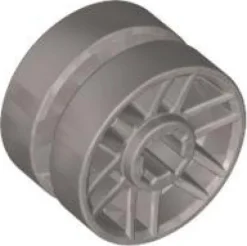 Tradera Flat Silver Wheel 14mm D. x 9.9mm with Center Groove - LEGO - 11208> Byggklossar & Lego