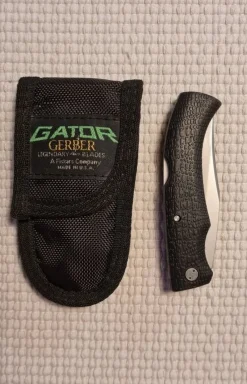 Tradera Jakt<Fällkniv Gerber Legendary Blades Gator 625 Made in USA