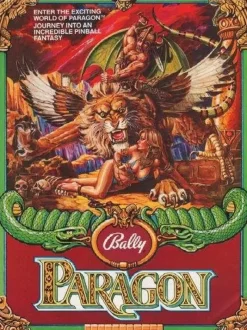 Tradera Flyer flipperspel Bally Paragon^ Spelautomater