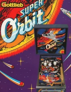 Tradera Flyer flipperspel Gottlieb Super Orbit^ Spelautomater