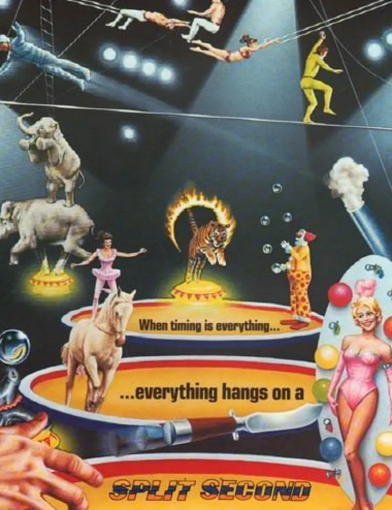 Tradera Flyer flipperspel Stern Electronics Split Second^ Spelautomater