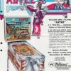 Tradera Flyer flipperspel Williams Aztec^ Spelautomater