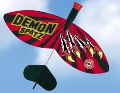 Tradera Lek & Spel<Flygplan Deamon Spatz - skjuts iväg med gummiband