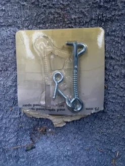 Tradera Fönsterlås med spännfjäder 75 mm, Art.nr 86-1341> Byggmaterial