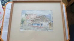 Tradera Fogelberg Jönköping Småland tavla konst Västra Storgatan^ Måleri