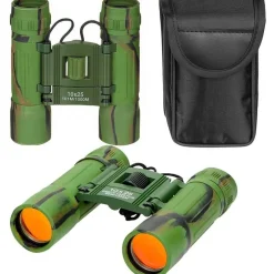 Tradera Foldable Binoculars 10 x 25 Ruby Lens & Woodland Camo - Hunting Jakt Kikare^ Kikare & Teleskop