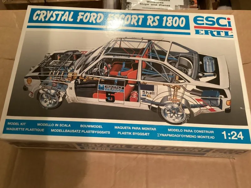 Tradera Ford Escort RS1800 1977 RAC Rally - objekt^ Plastbyggsatser
