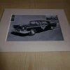 Tradera Mobilia<Ford Fairlane Convertible polisbil fotografi med passepartout
