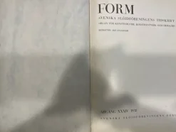 Tradera FORM: Svenska slöjdföreningens tidskrift 1938 - Retro - Vintage> Konst & Hantverk