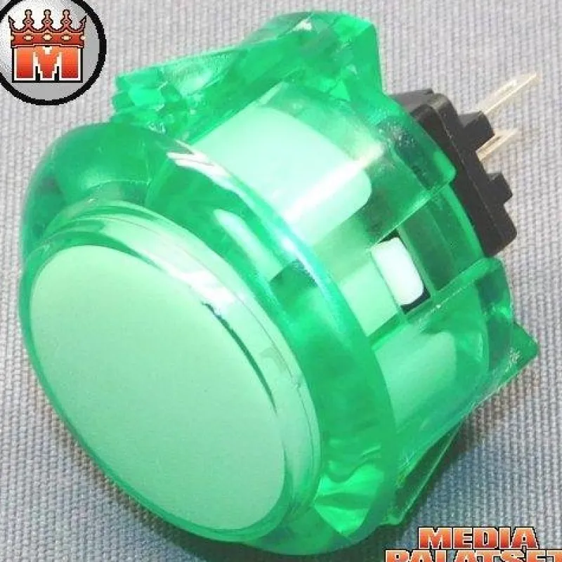 Tradera Övrigt Dator- & Tv-spel<Foshan OBSC 30 (Green) Arcade Arkad Knapp Push Button x 1