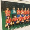 Tradera Sportmemorabilia<FOTBOLL Pressfoto Spanien Landslag Lagbild 1995