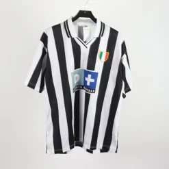 Tradera Fotboll<Fotbollströja Juventus vintage, Del Piero 10, svart/vit, randig, stl L