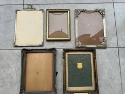 Tradera Fotoramar mycket gamla - Tenn/Brons - 5 stycken^ Ramar