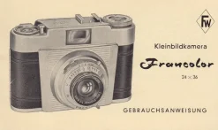 Tradera Franka-Werk - Kleinbildkamera Francolor 24x36 (På tyska)^ Fotokameror