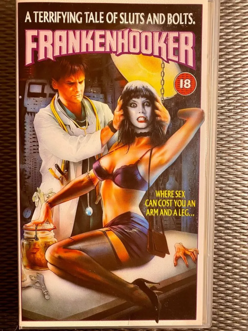Tradera Frankenhooker VHS> Vhs-filmer