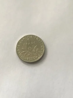 Tradera Frankrike - 1 franc 1977 SEMEUSE, femte republiken^ Utländska Mynt