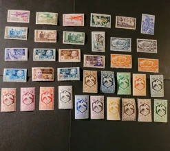 Tradera Franska Ekvatorialafrika, parti ostämplade frimärken. Fri frakt.^ Europa