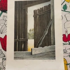 Tradera Färglitografi av Anders Björnhager signerad numrerad 105/240 oinramad^ Grafik & Teckningar