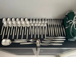 Tradera Frigast Savoy 38 delar + besticklindor | Henning Seidelin 1960-tal> Silver