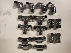 Tradera Förkromat rörbeslag VATETTE 15*15> Vvs