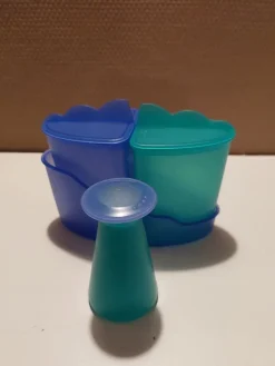 Tradera Frukost set 4 delar från tupperware^ Tupperware