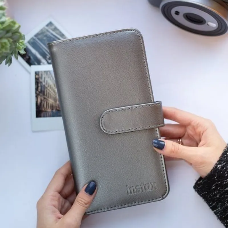 Tradera Fujifilm Instax Square SQ6 Pocket Album Grafit Grå^ Fotoalbum