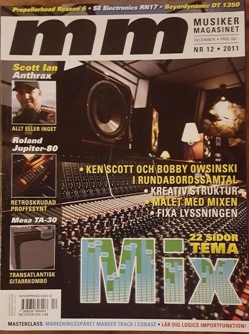 Tradera Fuzz / Nr 12 2011 / Scott Ian / Anthrax Mfl..^ Musiktidningar & Litteratur