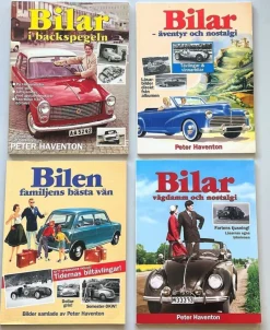 Tradera Mobilia<Fyra ex av Peter Haventons nostalgiska och mycket välillustrerade bilböcker