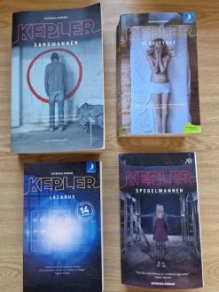 Tradera Fyra Kepler-pocket: Sandmannen, Eldvittnet, Lazarus, Spegelmannen> Pocket