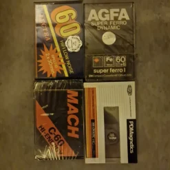 Tradera Fyra nya oinspelade Kassetter.^ Kassettband