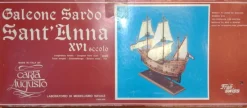 Tradera Galeone Sardo Sant'Anna XVI secolo - Obyggd modellbyggsats^ Skalamodeller