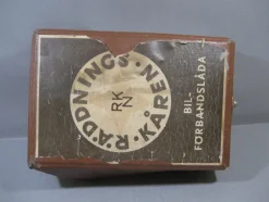 Tradera Medicinska Prylar<Gammal Förbandslåda från Rädningskåren