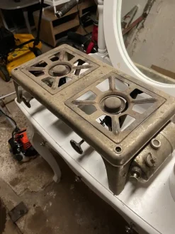 Tradera Technica & Nautica<Gammal spritkök Optimus