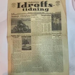 Tradera Sportmemorabilia<Gammal tidning - Pojkarnas Idrottstidning 6 sept 1933