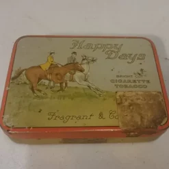 Tradera Tobakiana<Gammal tobaksförpackning Happy Days CIGARETTE TOBACCO