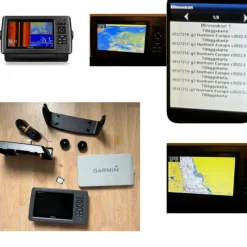 Tradera Garmin ECHOMAP 71SV plus+Garmin BlueChart G3 Vision VEU721L Nord Europa^ Gps:er & Navigationsutrustning