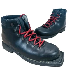 Tradera Långfärdsskridskor<Garmont Pjäxor Storlek 42 Skywalk Vintage Turpjäxor Nordic Norm Telemark Läder