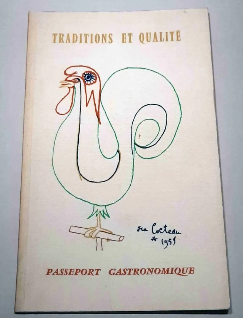 Tradera GASTRONOMI PASS FRÅN RESTAURANG RICHE SIGNERAD AV TORE WRETMAN 1961^ Autografer