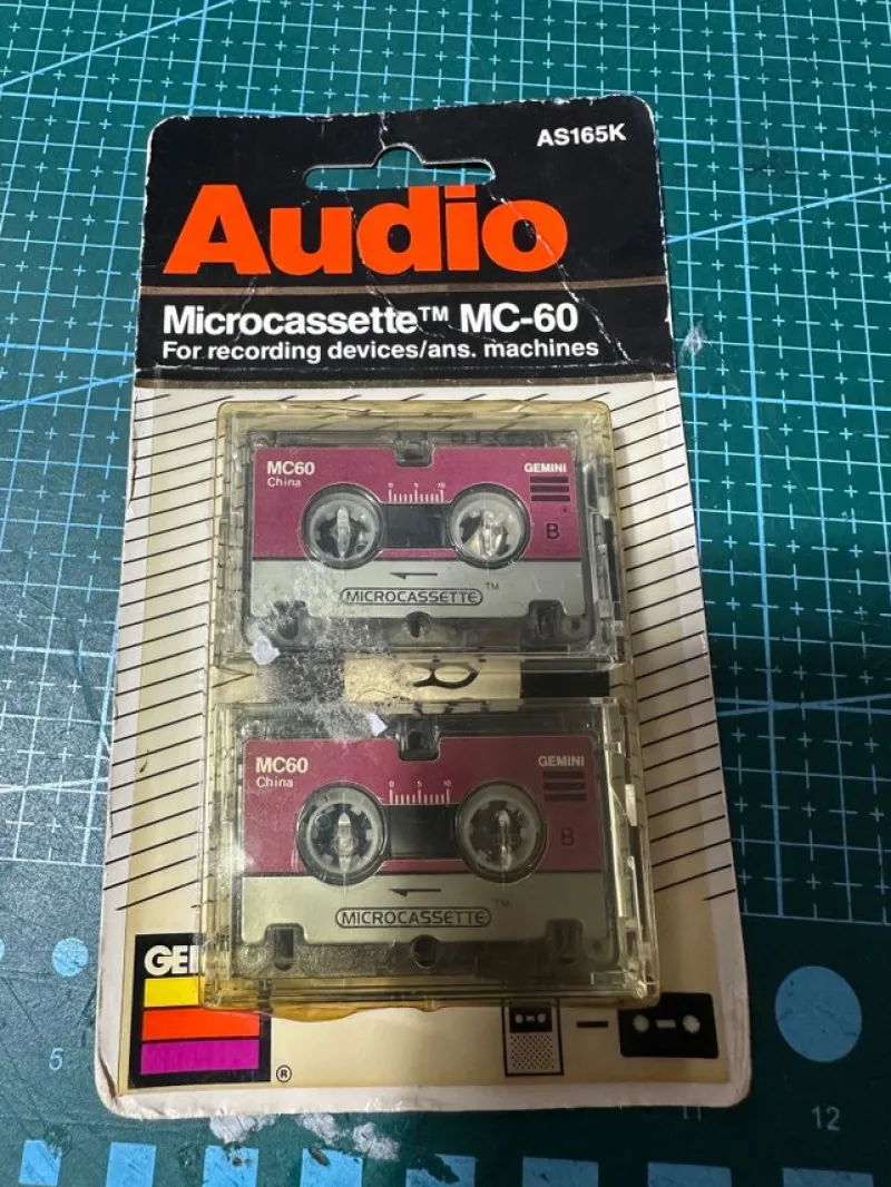 Tradera Gemini Microcassette MC-60 (2-pack) AS165K^ Bärbart